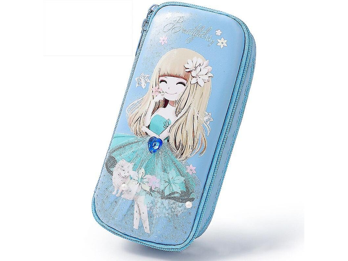 Estuche escolar para niñas, útiles escolares, estuche escolar, papelería, estuche de gran capacidad para estudiantes entusiastas