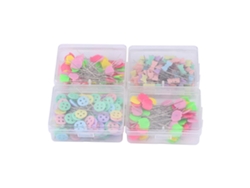Alfileres con cabeza de flor para costura, patchwork y manualidades, 300 unidades
