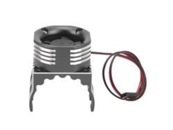 Ventilador De Refrigeración Con Luz Para Motor Esc De Aluminio Y Plástico De 42 Mm Para Rc 1515 K80 Negro