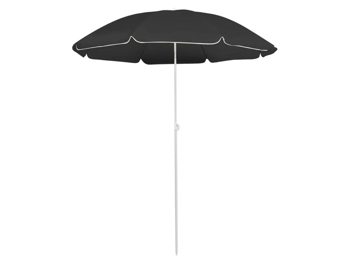 Guarda Sol De Jardim Com Poste De Aã§o 180 Cm Antracita Dkd Home Decor