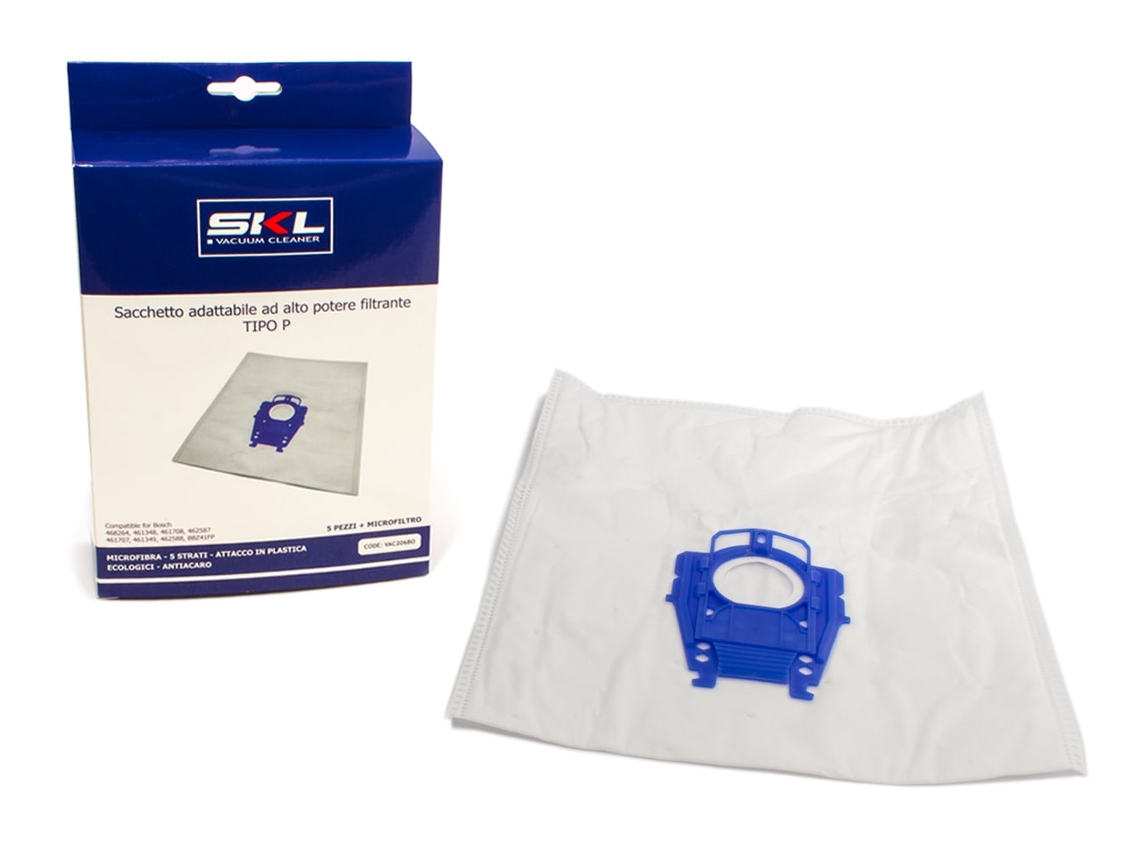 Bolsa Para Aspiradora De Polvo, 5 Unidades - Bosch 00468264 Vac206bo