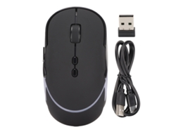 Ratón Inalámbrico Para Juegos Con 3 Niveles De Dpi Ajustables, Iluminación Rgb Y Diseño Ergonómico. Recargable Mediante 2,4g.