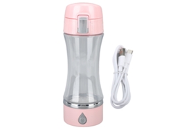 Botella De Agua Rica En Hidrógeno De 420 Ml, Recargable, Con Tecnología Spe, Portátil, Color Rosa.