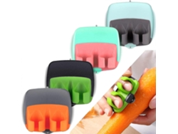 Pelador De Frutas Y Verduras Para Mano 4 Piezas Acero Inoxidable 304 Con Asa De Goma Ergonómico