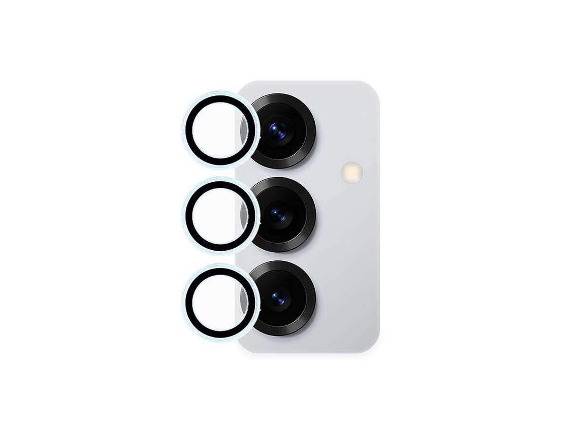 Cubre Objetivo Fluorescente Blanco Para Samsung Galaxy S25