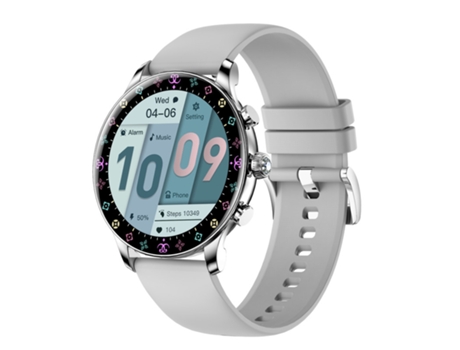 Smartwatches BISBISOUS Y55 1 39 Pulgadas Pantalla Hd Ip67 Resistente Al Agua Para Iphone Y Android Plata