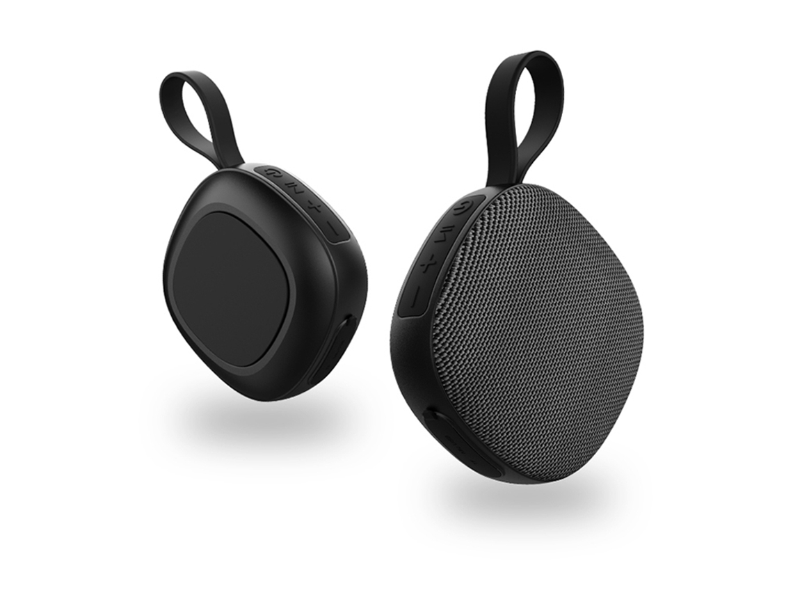 (negro) Nuevo Mini Altavoz Portátil De Tela Con Bluetooth, Impermeable E Inalámbrico