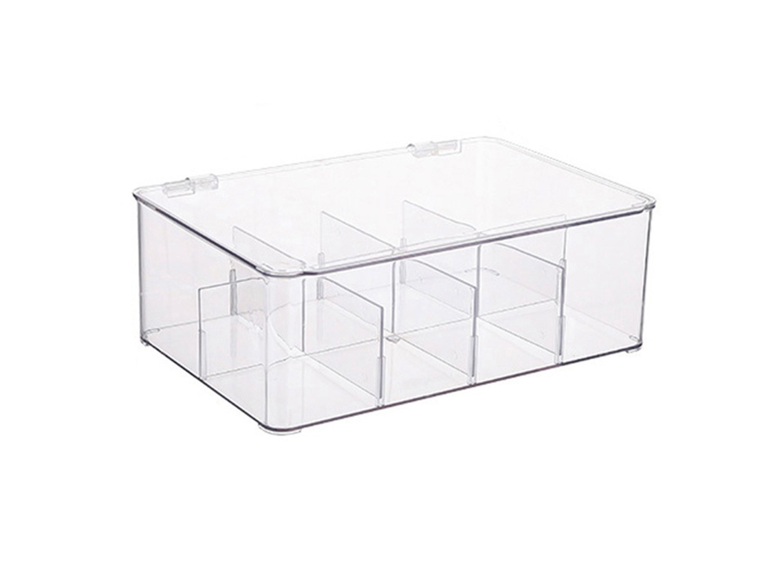 Organizador de condimentos de café, deflector transparente extraíble, organizadores de paquetes de té para almacenamiento de café y té NEVEANCE