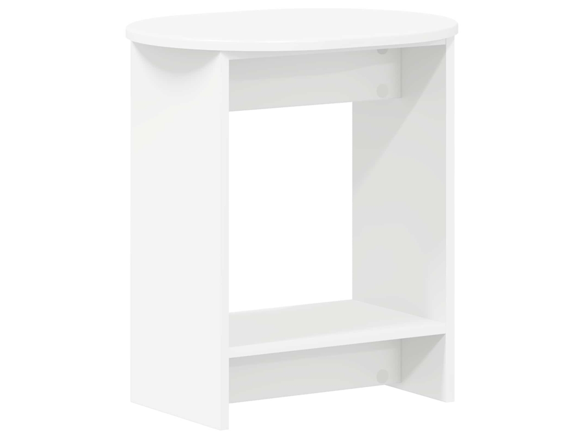 Maison Exclusive - Mesa Lateral Blanco 50 X 39,5 X 55 Cm Madera De Ingeniería