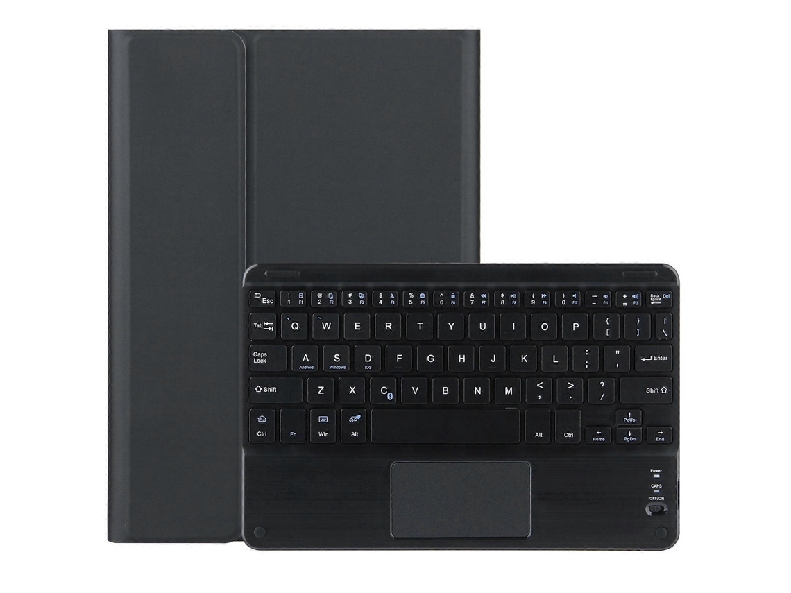 Funda de cuero para tableta Lenovo Tab M10 HD Gen 2 con panel táctil y teclado Bluetooth Facpoet
