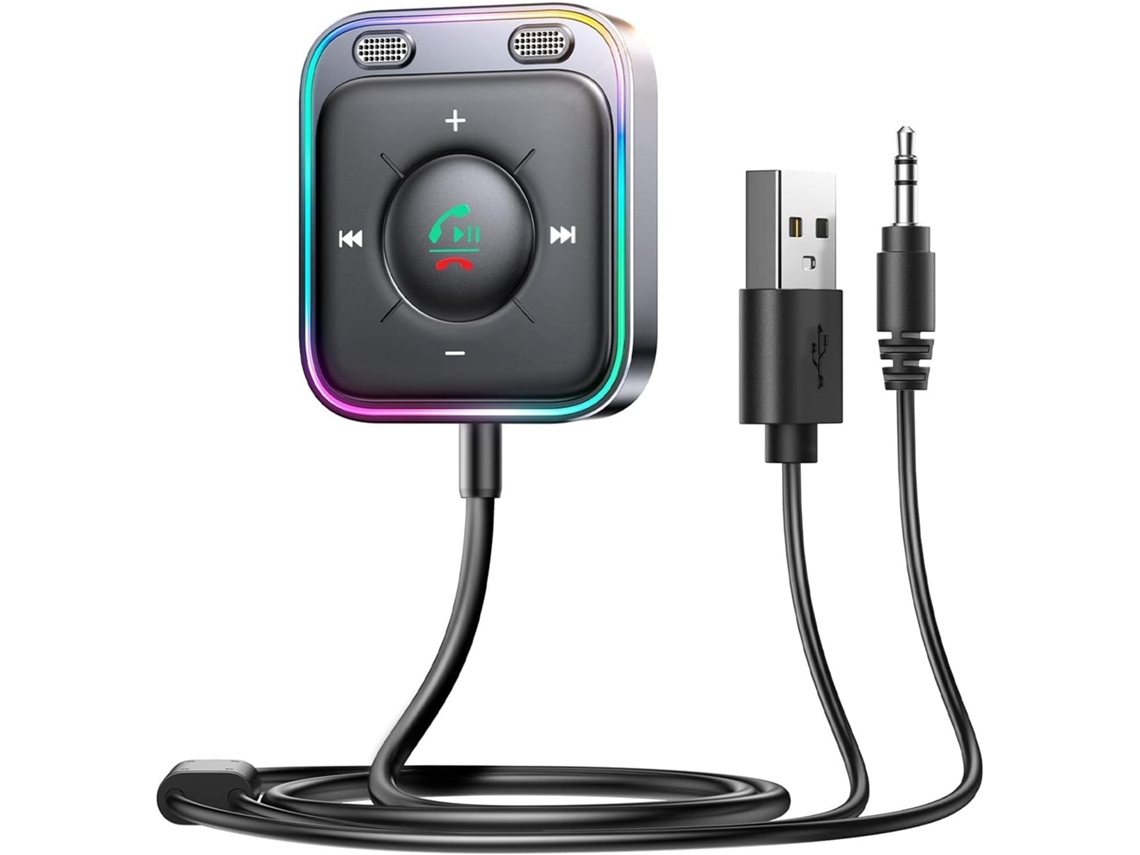 Adaptador Universal Para Reproductor Mp3 Y Receptor Bluetooth Para Coche