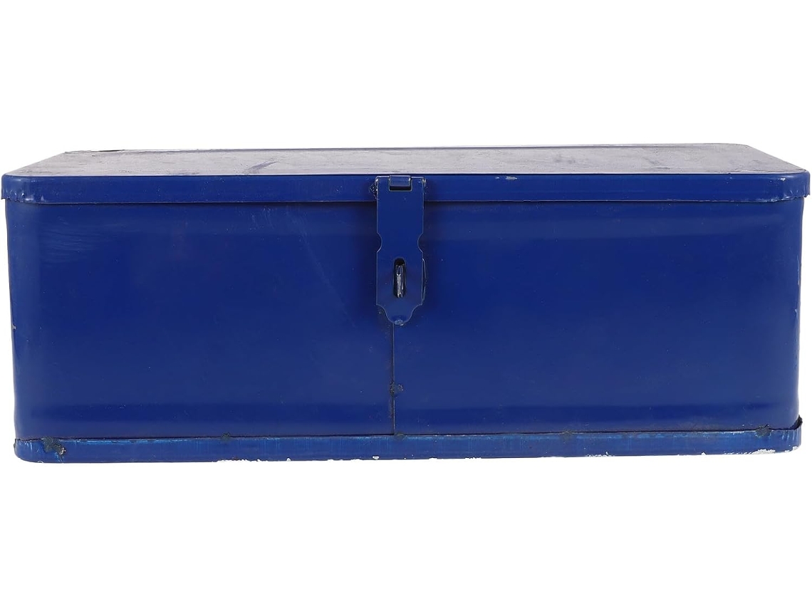 Caja de herramientas metálica gruesa Topbathy Stobaza con cierre de seguridad para mecánicos, automóviles y garajes.