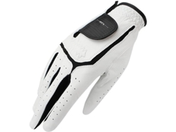 Guantes de golf de cuero para hombre, transpirables, de color blanco, para jugadores zurdos, 1 unidad.