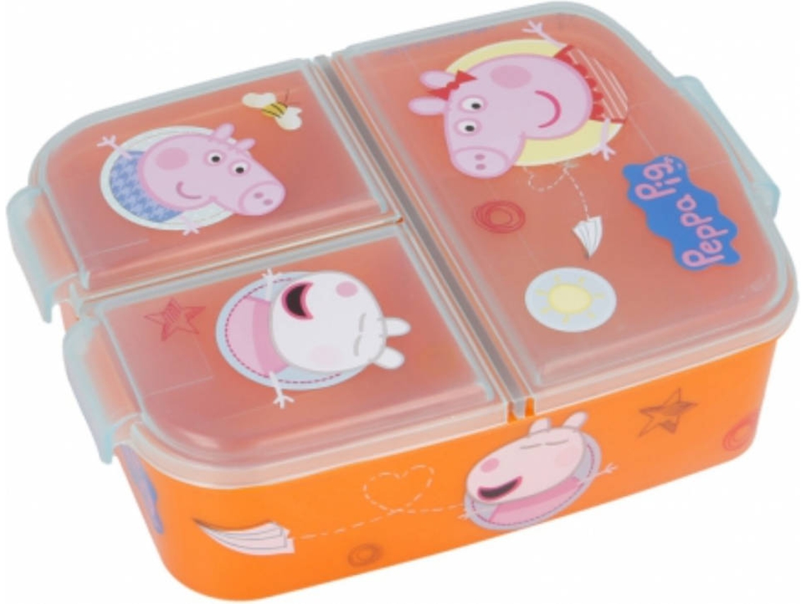 Lonchera PEPPA PIG (Laranja - Plástico - 6 x 18 x 14 cm)
