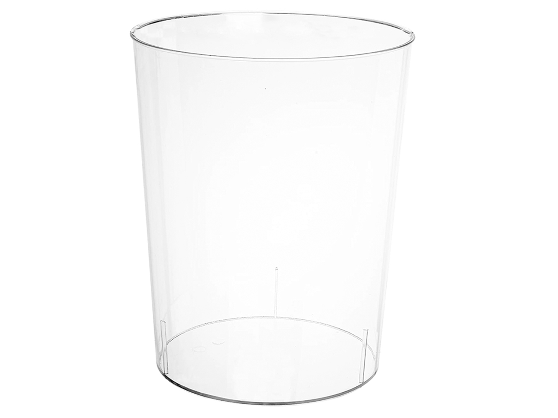 Contenedor de basura redondo multiusos de plástico