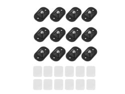 12 pegatinas para mini ruedas giratorias | Sin marca