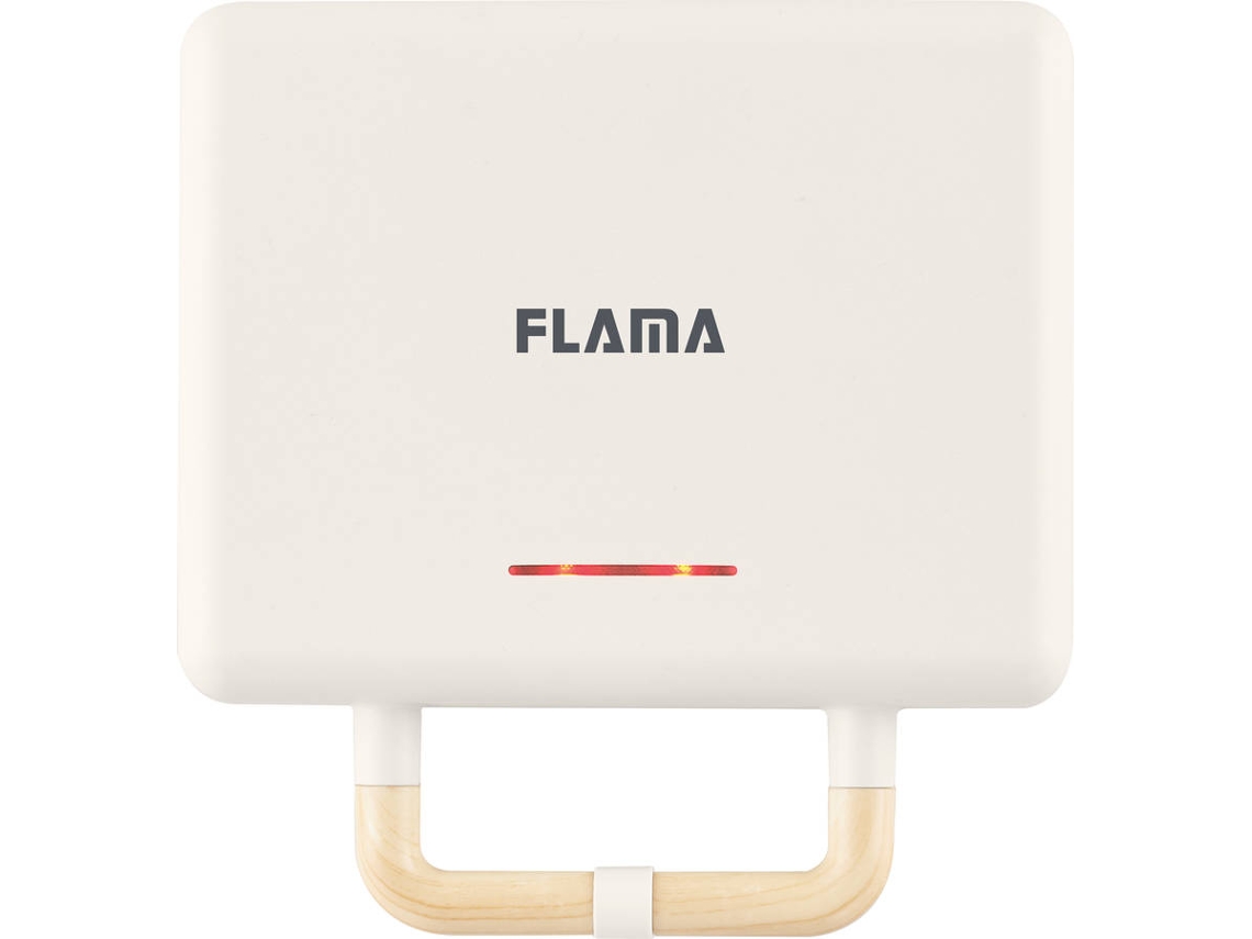 Sandwichera FLAMA Grill+Waffle 4966FL Blanco Perla (800W)