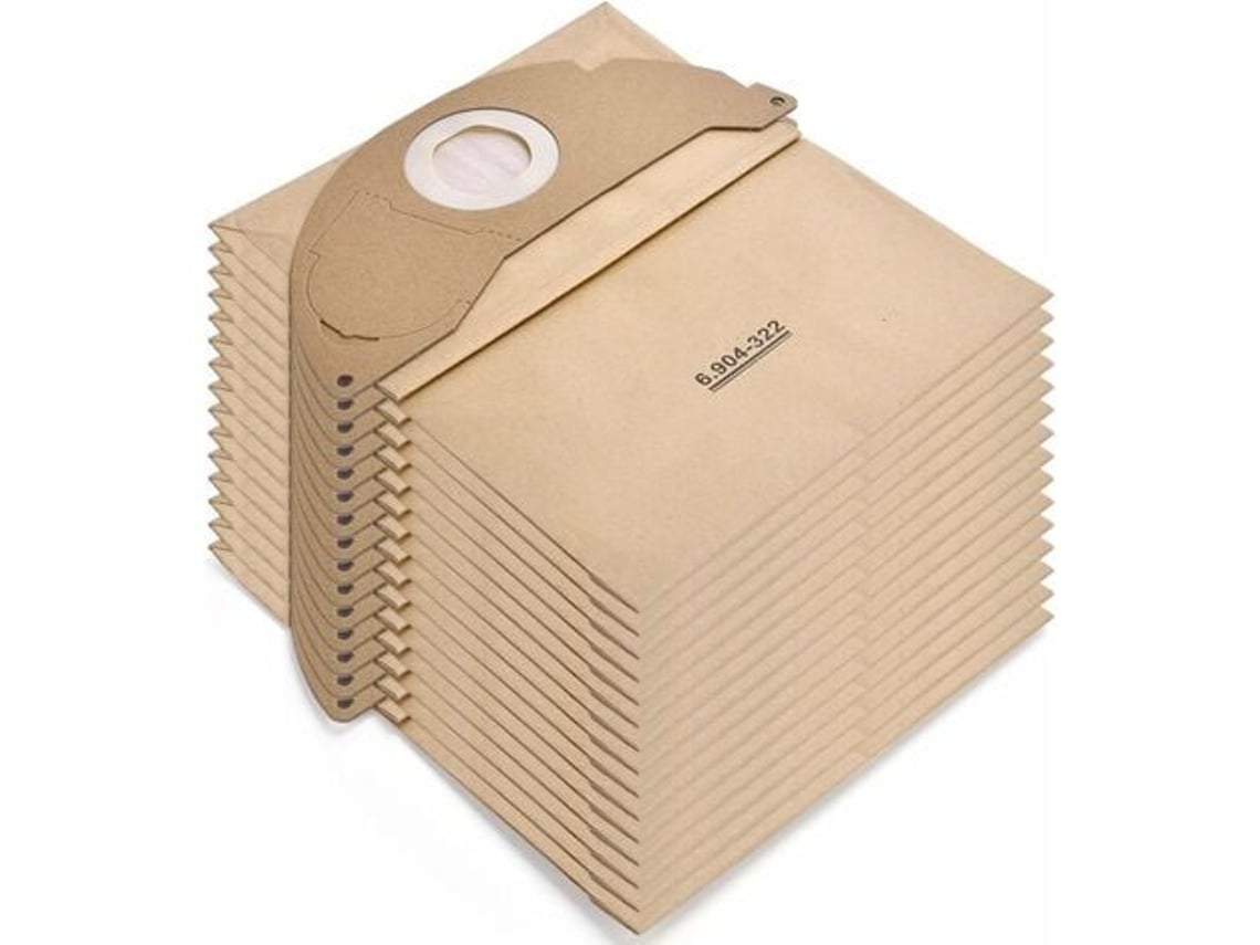 15 Bolsas Para Aspiradoras Karcher De Líquidos Y Sólidos Wd2 Mv2 6.904-322.0 Wd 2.200 Wd2250 A2004 A2054 A2099 (ligeras)