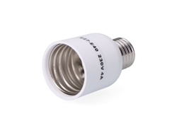 Convertidor De E27 A E40, 4 A 230 V, Blanco, Ø47 X 79 Mm (retractilado)