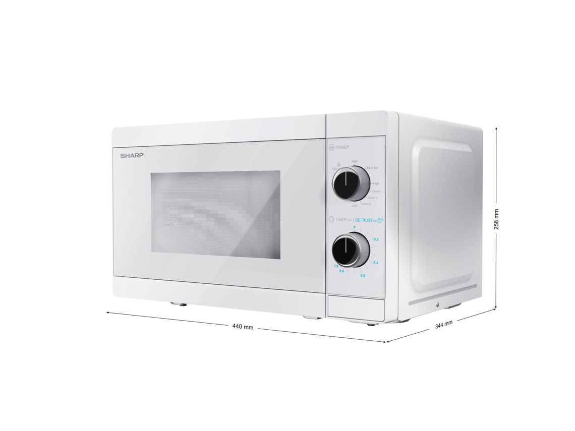 Sharp Yc-Mg01E-C Microondas Contador Microondas Grill 20 L 800 W Blanco