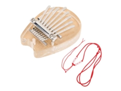 Dedo Piano pulgar Piano Mini cuerpo transparente portátil acrílico oreja de gato dedo instrumentos musicales 8 teclas
