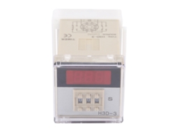 Relé Temporizador Led Digital H3d-3 De 999 Segundos Y 8 Pines, 110 Vca, Para Control De Tiempo.