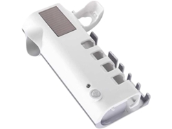 Portacepillos Con Luz Uv, Dispensador De Pasta Dental Automático, Instalación Sin Taladrar, Batería Recargable