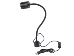 Rebe-luz De Trabajo Led De Cuello De Ganso 5w Con Base Magnética Redonda Para Cnc
