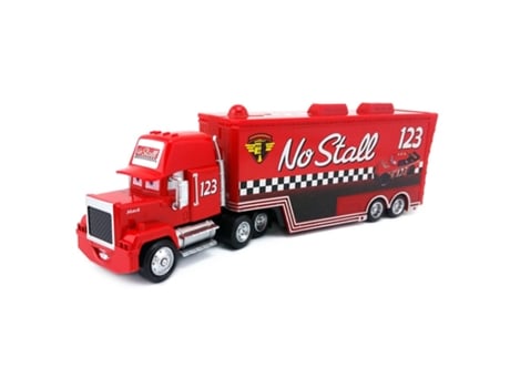 Disney pixar cars lightning mcqueen jackson storm mack uncle truck 1:55 diecast model alloy car model toys for kid birthday gift