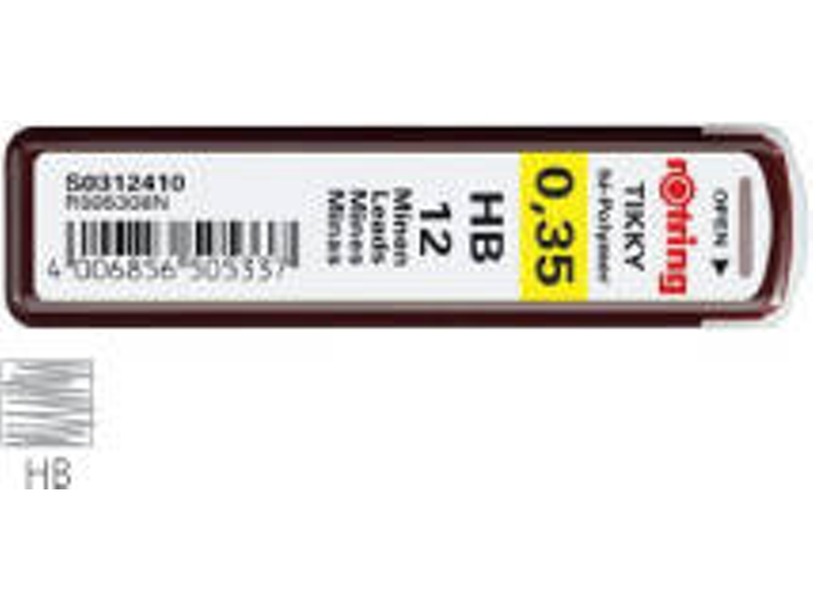 Minas para Portaminas ROTRING Tubo 0,35HB (0.35 HB)
