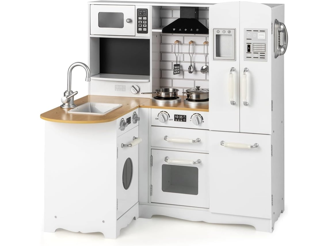 Estufa De Cocina Para NiÃ±as En Madera Cocina De Juguete De Madera