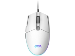 Ratón Gaming MARS GAMING MMGW (3200 dpi - Blanco)