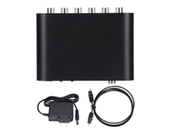 Decodificador De Áudio Digital 5.1 Canais Dac Dts Ac3 Com Entradas Óptica Coaxial E Aux 3.5mm Para Rca