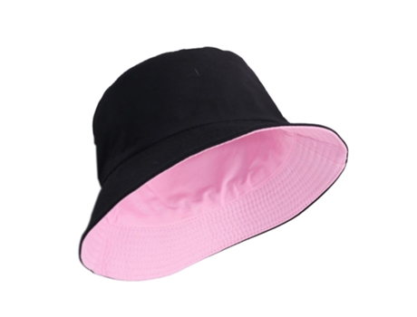 Sombrero De Pescador Para El Sol - Negro Rosa [Uso Reversible] Sombrero De Pescador Para El Sol - Negro Rosa [Uso Reversible] JEIIBRZUI