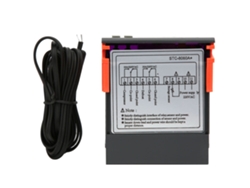 Termostato Controlador De Temperatura Digital Stc 8080a+ Para Refrigeración Con Descongelación Y Alarma.
