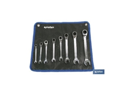 Set 8 llaves de carraca mixta