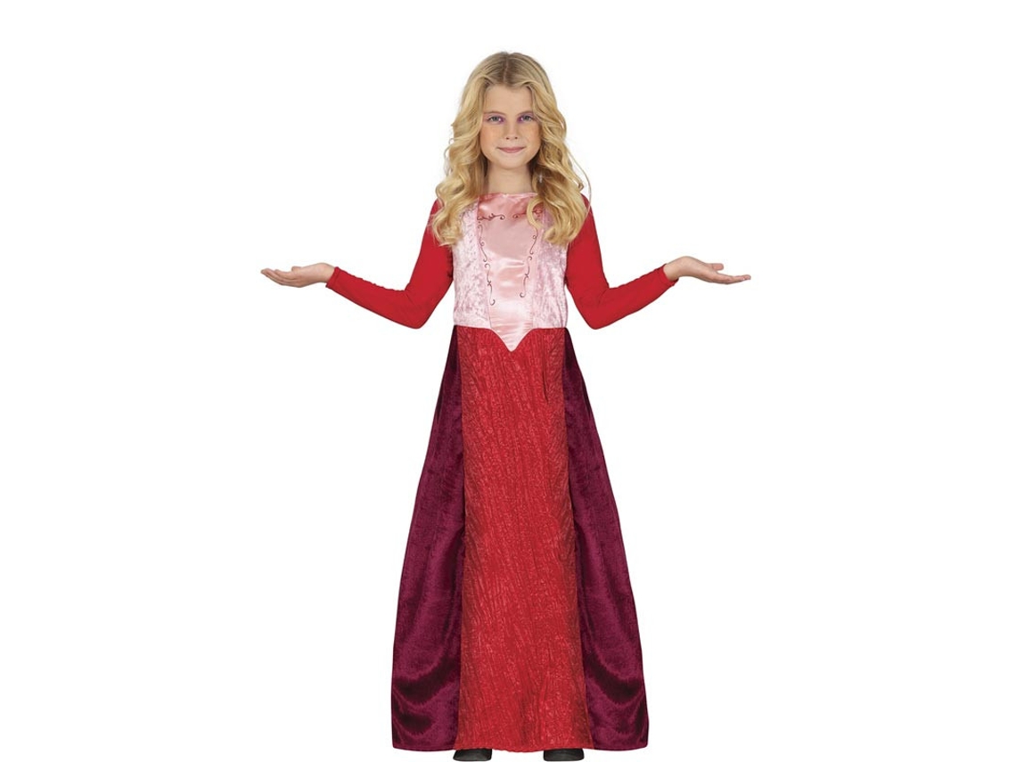 Disfraz de Bruja rojo para niña