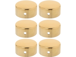 Juego De 6 Tapones Redondos De Acero Inoxidable De 45 Mm Para Pasamanos.