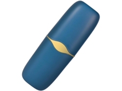 Estojo azul para lavar louça e proteger escovas de dentes, feito de material PP durável, ideal para camping e viagens.