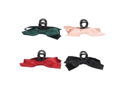 4pcs Pinzas De Pelo Con Moño Antideslizante Eleganter Para Mujeres Niñas Accesorio Diario Fiesta Viaje