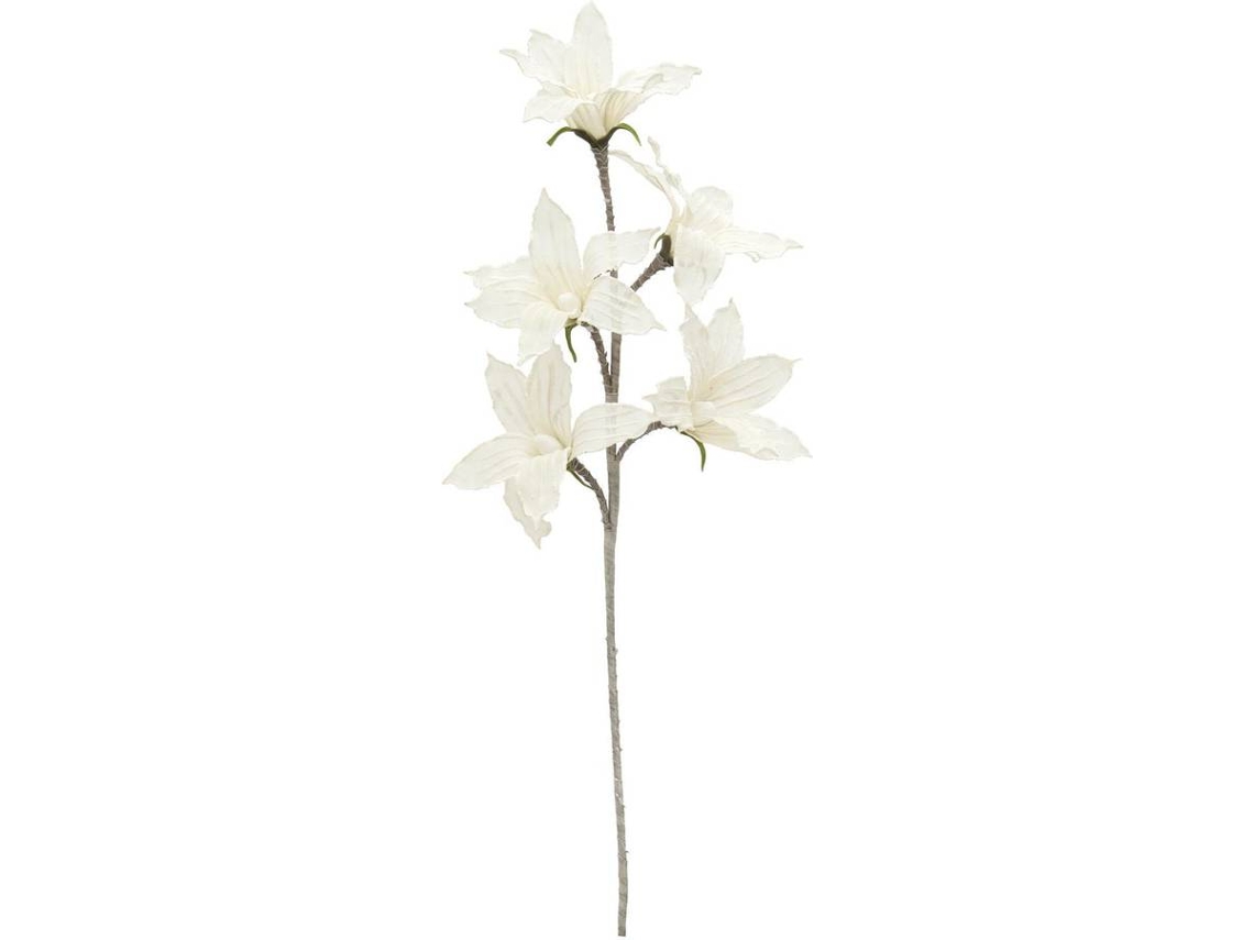 Planta Artificial EUROPALMS Clematis Branch (Blanco - 100 cm)