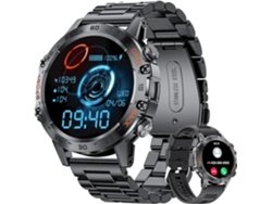 Reloj inteligente militar para hombres, relojes inteligentes con llamada de voz Bluetooth compatible con teléfono Android iOS, reloj intelig CHRONUS
