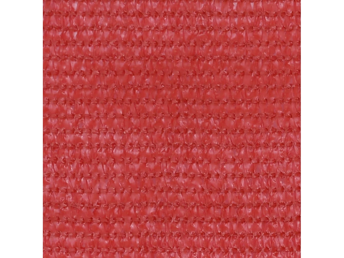 Maison Exclusive - Toldo Para Balcón Hdpe Rojo 120x300 Cm