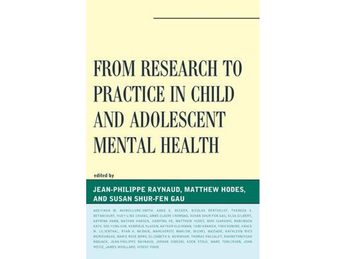 Libro From Research to Practice in Child and Adolescent Mental Health (Inglés)