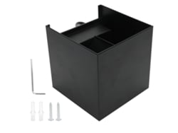 2026-lámpara De Pared Led 12w Exterior Ip65 Impermeable Cuadrada Para Jardín Decoración Iluminación