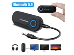 Transmisor de audio Bluetooth inalámbrico, reproductor de música, USB 5.0, adaptador de 3,5 mm, sonido estéreo para PC, TV, portátil, juegos - STELASPLEN