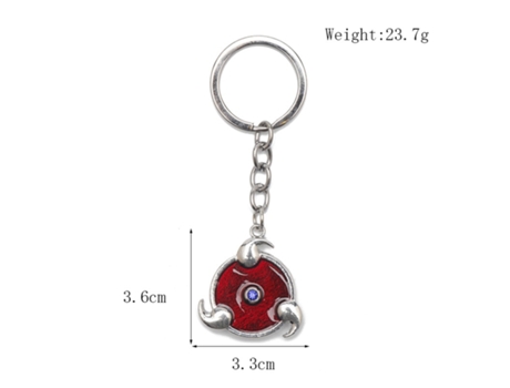 Gantungan kunci anime naruto akatsuki tokoh kartun uchiha sharingan mata gantungan kunci cincin aksesori gantungan kunci mainan untuk hadiah anak-anak