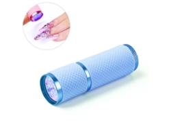 Lámpara portátil para curar uñas con 9 bombillas LED.