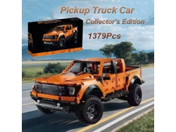 Modelo de bloques educativos de camioneta F 150, MOC Racing 42126, coche tecnológico, regalo divertido para niños. Aeuzwr