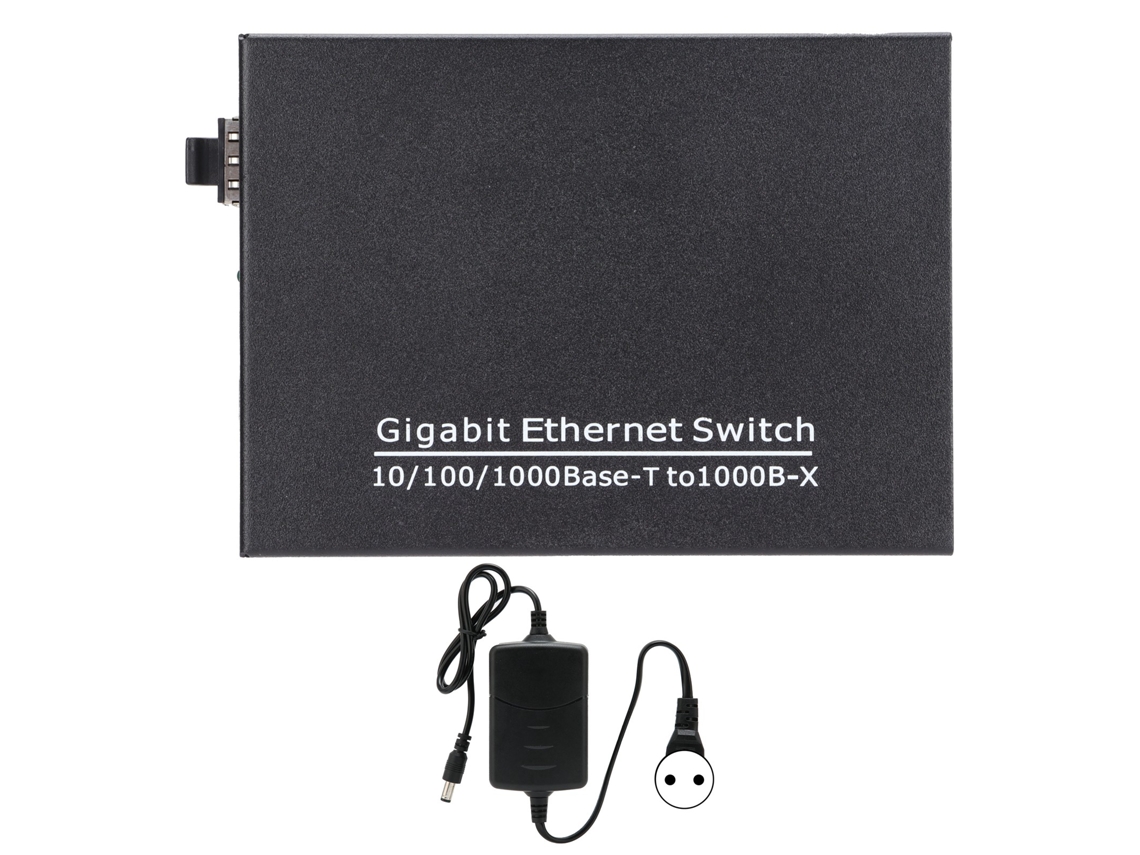 Conmutador Gigabit Ethernet de 2 puertos Tbcmc3712esfp Plug and Play Estable y robusto
